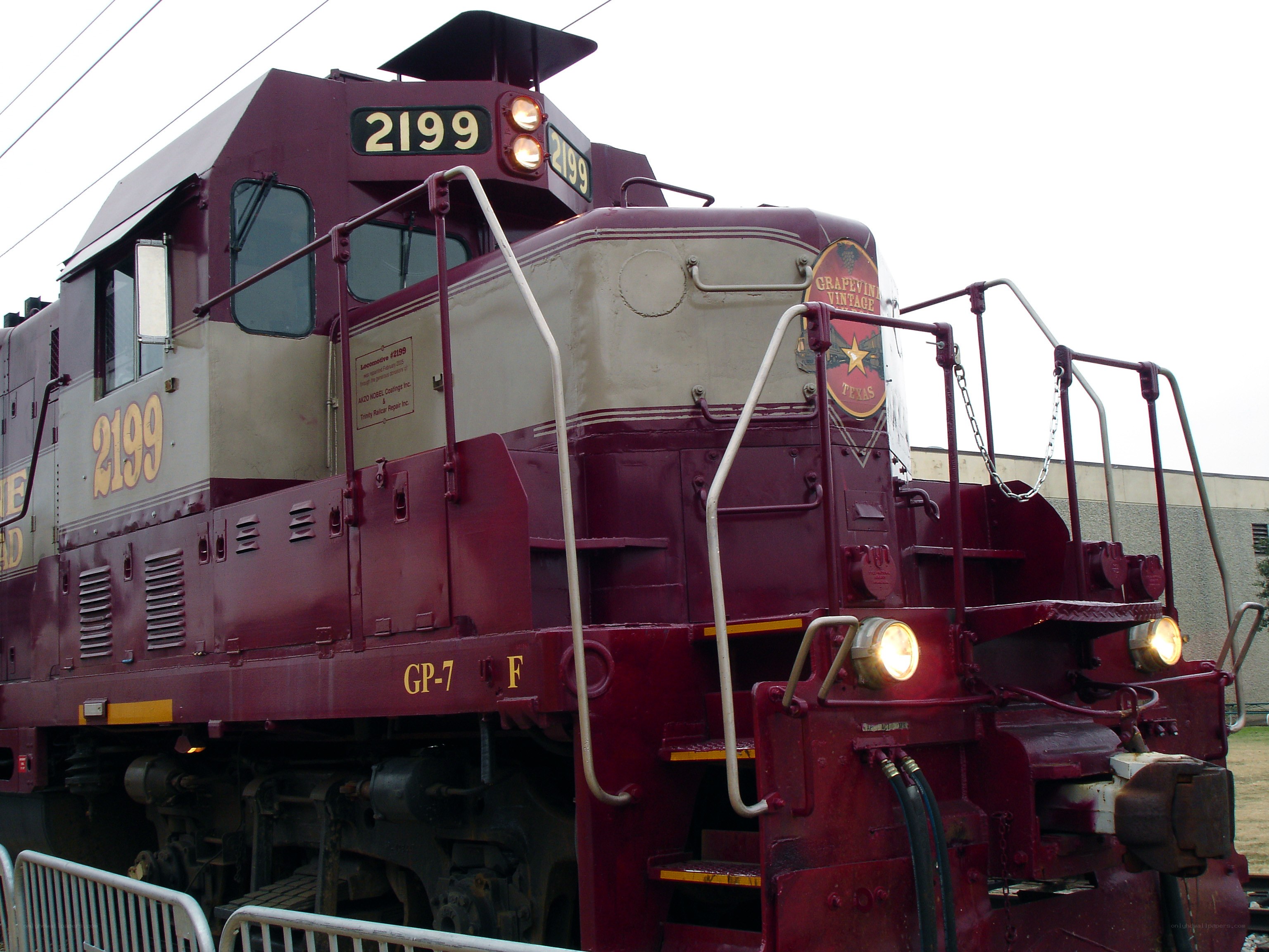 Maroon locomotive 2199