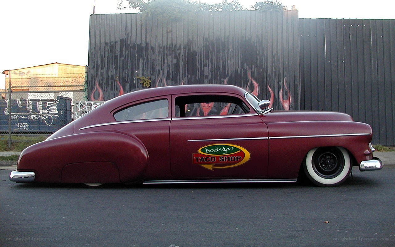 maroon lowrider car