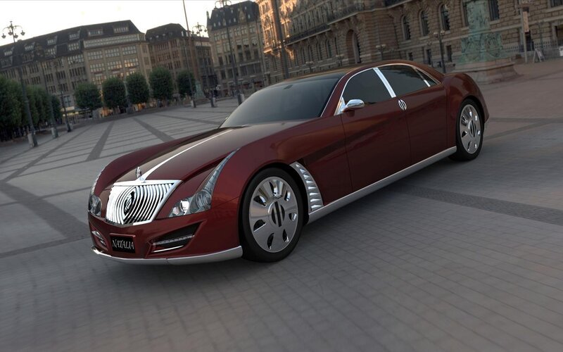 Maroon Luxury Car — Calm