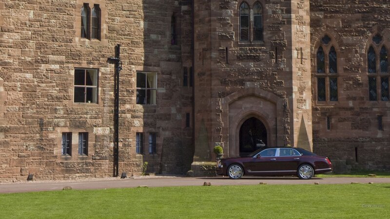 Maroon Luxury Car — Green