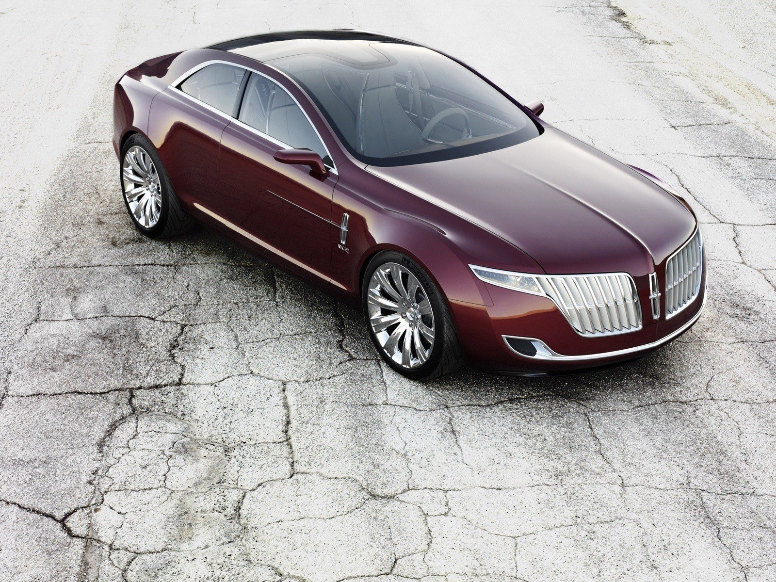 maroon luxury concept car
