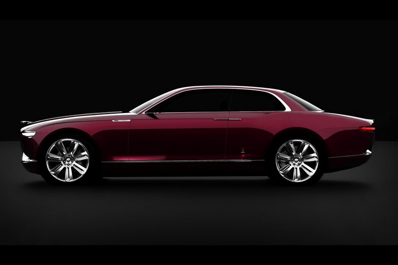 Maroon Luxury Sedan — Dramatic, 3d Render