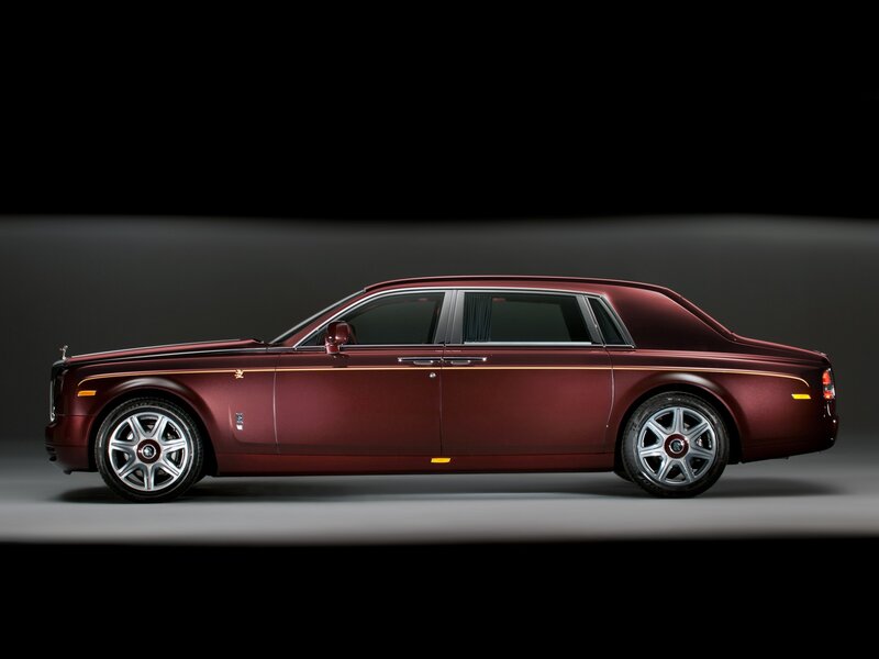 Maroon Luxury Sedan — Dramatic, Photograph, Car