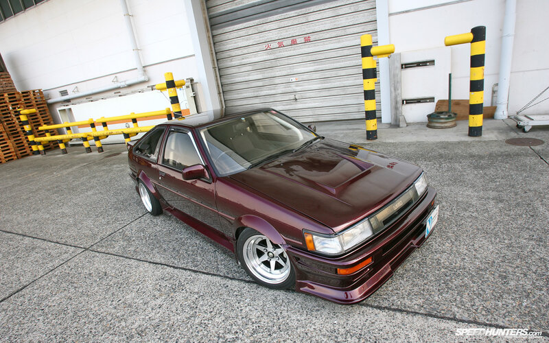 Maroon Modified Car