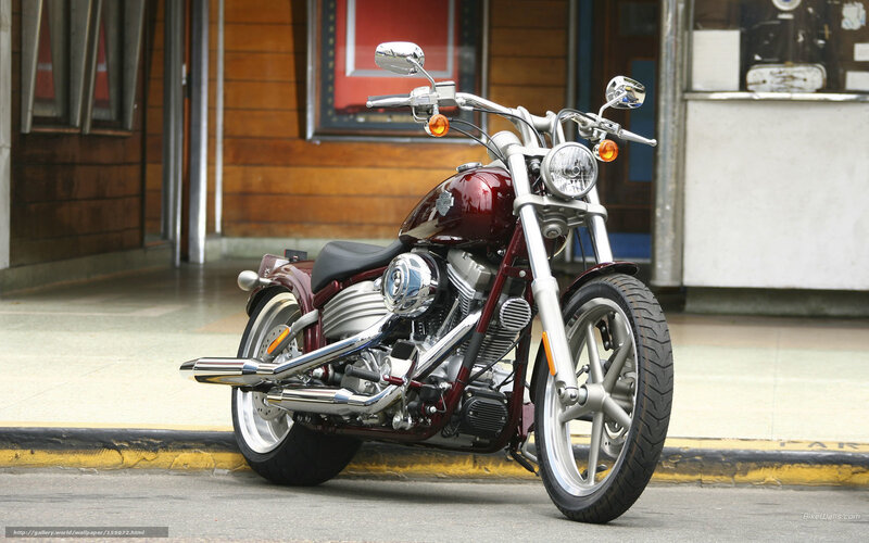 Maroon Motorcycle — Calm