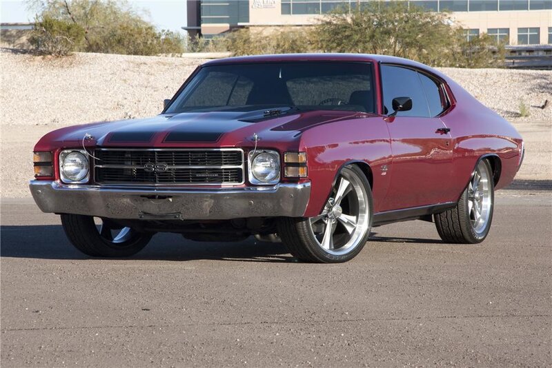 Maroon Muscle Car — Calm