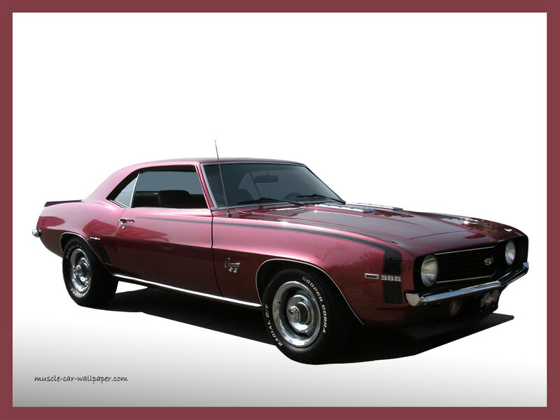 Maroon Muscle Car — Classic