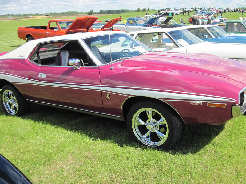 Maroon Muscle Car — Outdoor