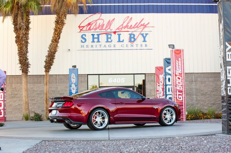 Maroon Mustang Car — Red