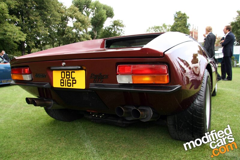 Maroon Pantera GTS rear view