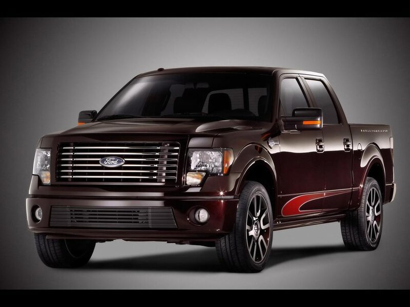 Maroon Pickup Truck