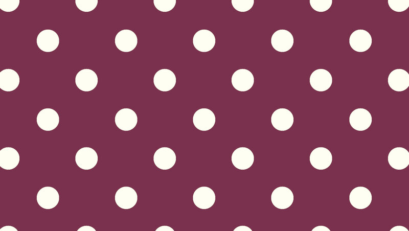maroon polka dot pattern