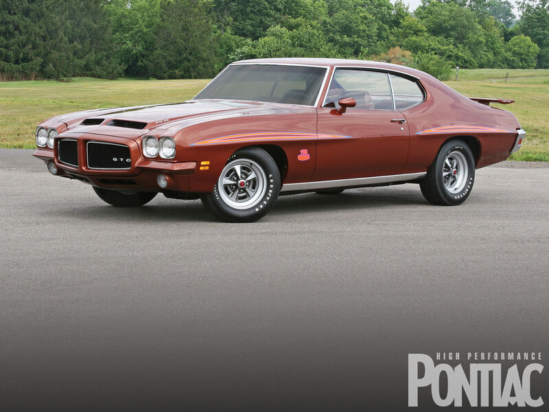 Maroon Pontiac Gto