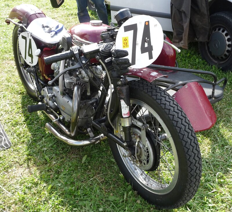 Maroon Racing Motorcycle