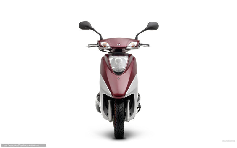 maroon scooter front view