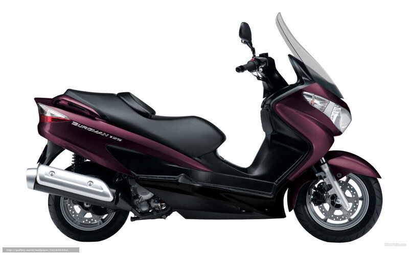 Maroon Scooter