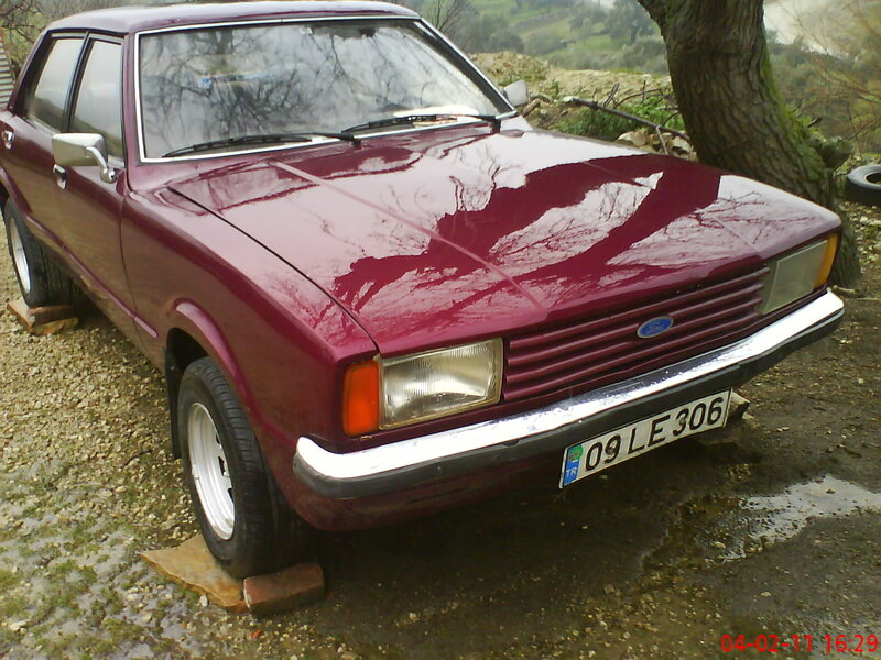 Maroon Sedan Car — Dull