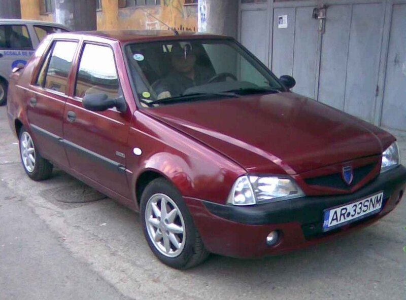 Maroon Sedan Car — Red