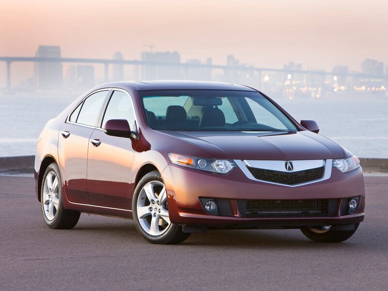 Maroon Sedan Car — Serene, Sunset