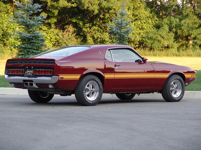 Maroon Shelby GT350