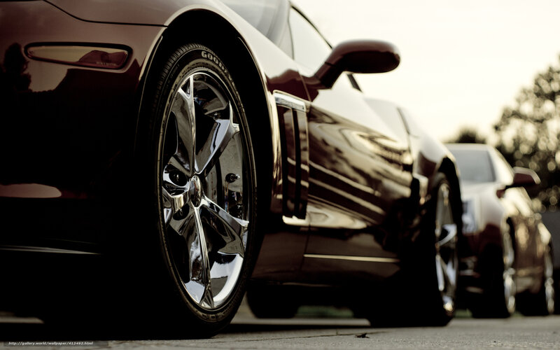 Maroon Sports Car — Dramatic, Sunset, Photograph