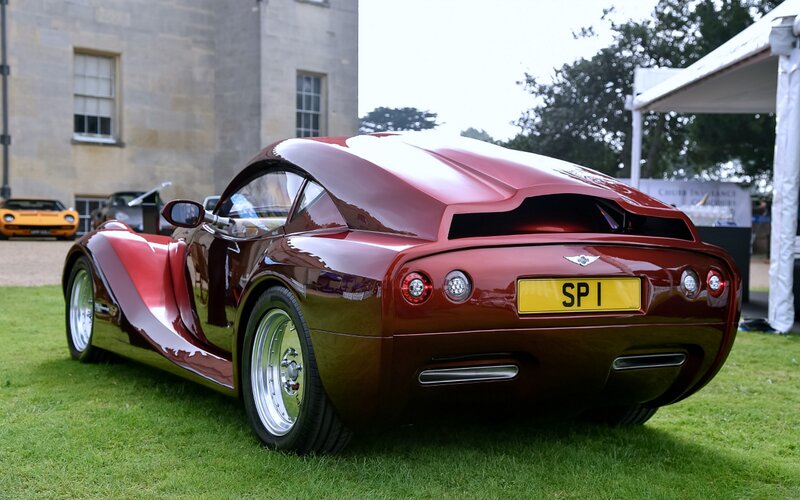 Maroon Sports Car — Red, Calm