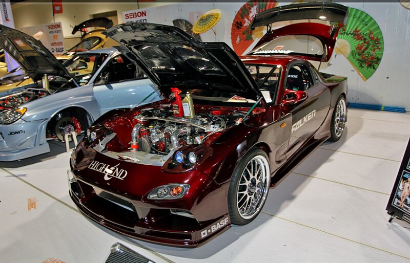 Maroon Sports Car — Showroom