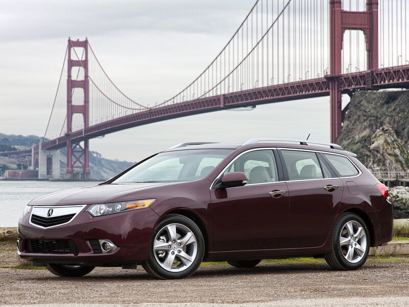 Maroon Station Wagon