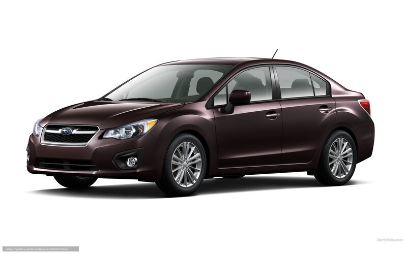 Maroon Subaru sedan