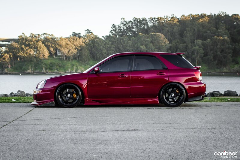 Maroon Subaru Wrx Wagon