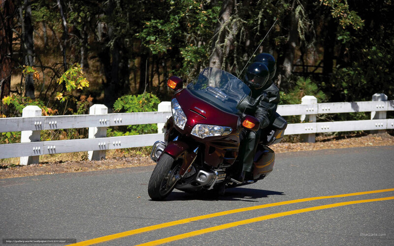 Maroon Touring Motorcycle — Calm