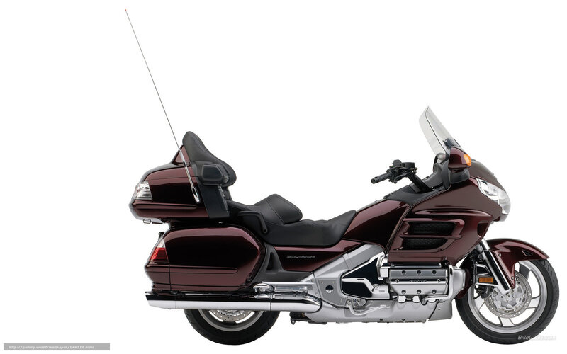 Maroon Touring Motorcycle — Neutral, Photograph, Saddlebags