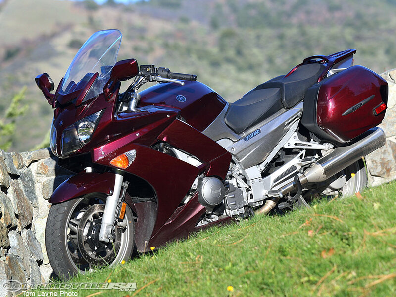 Maroon Touring Motorcycle — Serene