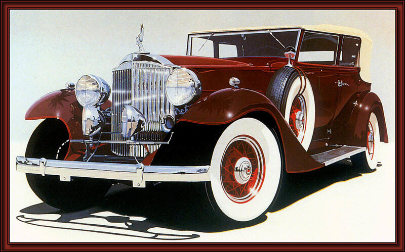 Maroon Vintage Car — Classic