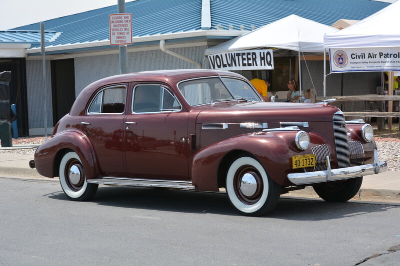Maroon Vintage Car — Outdoor, Afternoon, Photograph, Building