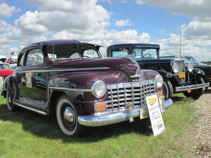 Maroon Vintage Car — Outdoor, Afternoon, Photograph