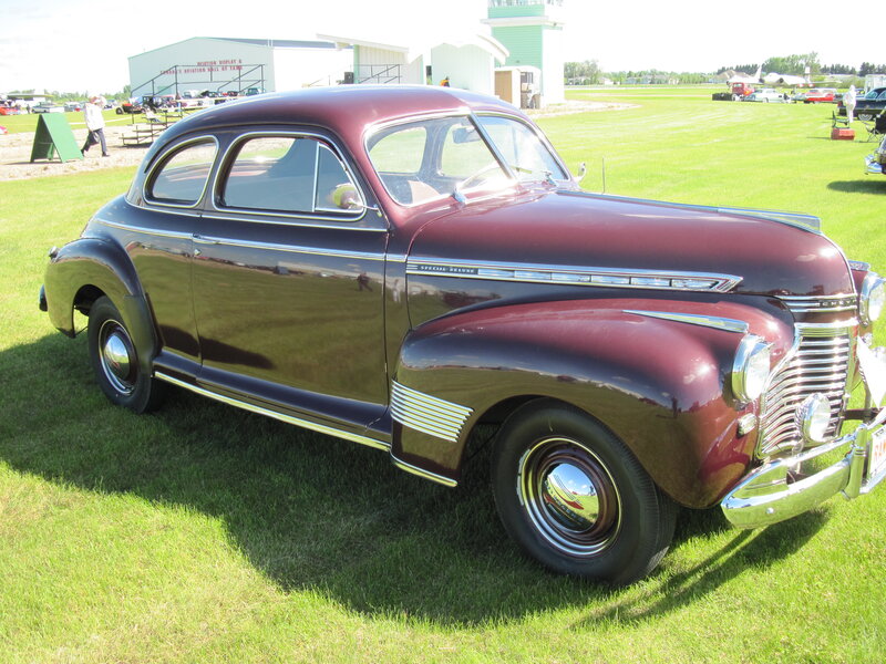 Maroon Vintage Car — Outdoor, Afternoon