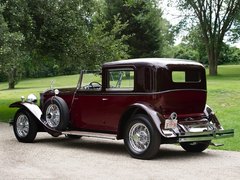 Maroon Vintage Car — Serene, Afternoon, Photograph, Tree, Grass