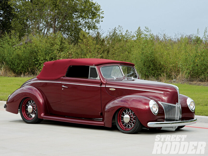 Maroon Vintage Convertible — Calm