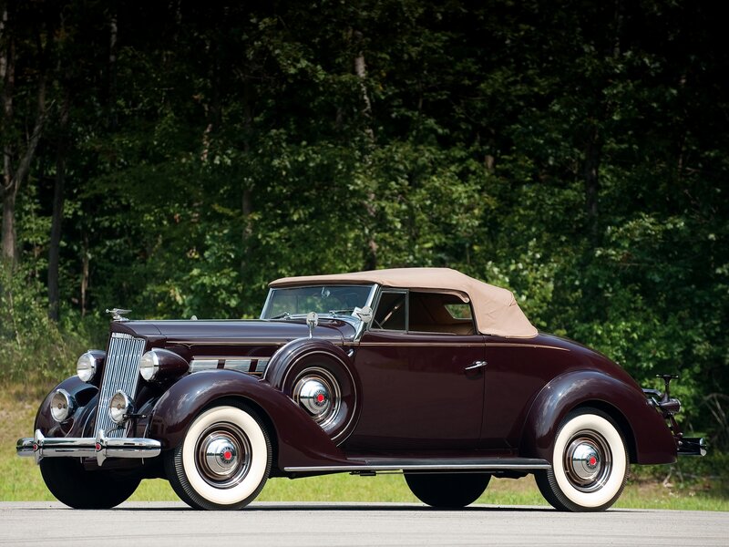 Maroon Vintage Convertible — Serene
