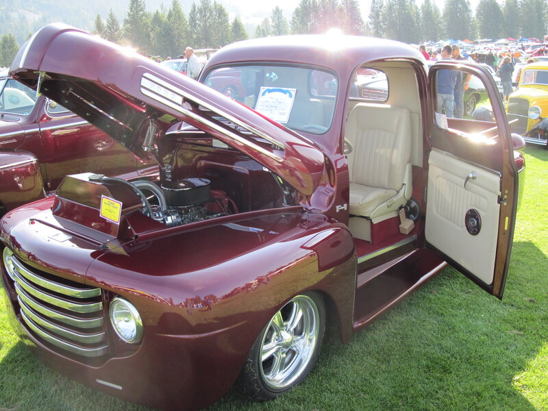 Maroon Vintage Truck — Outdoor