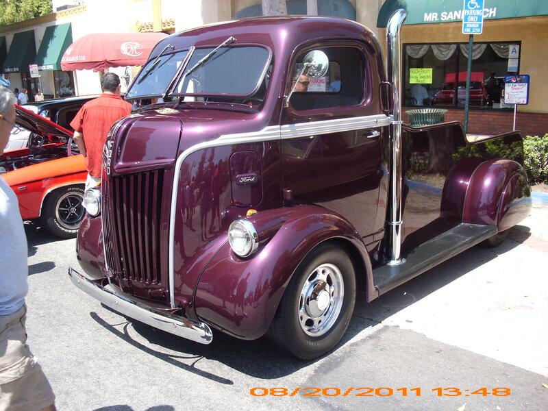 Maroon Vintage Truck