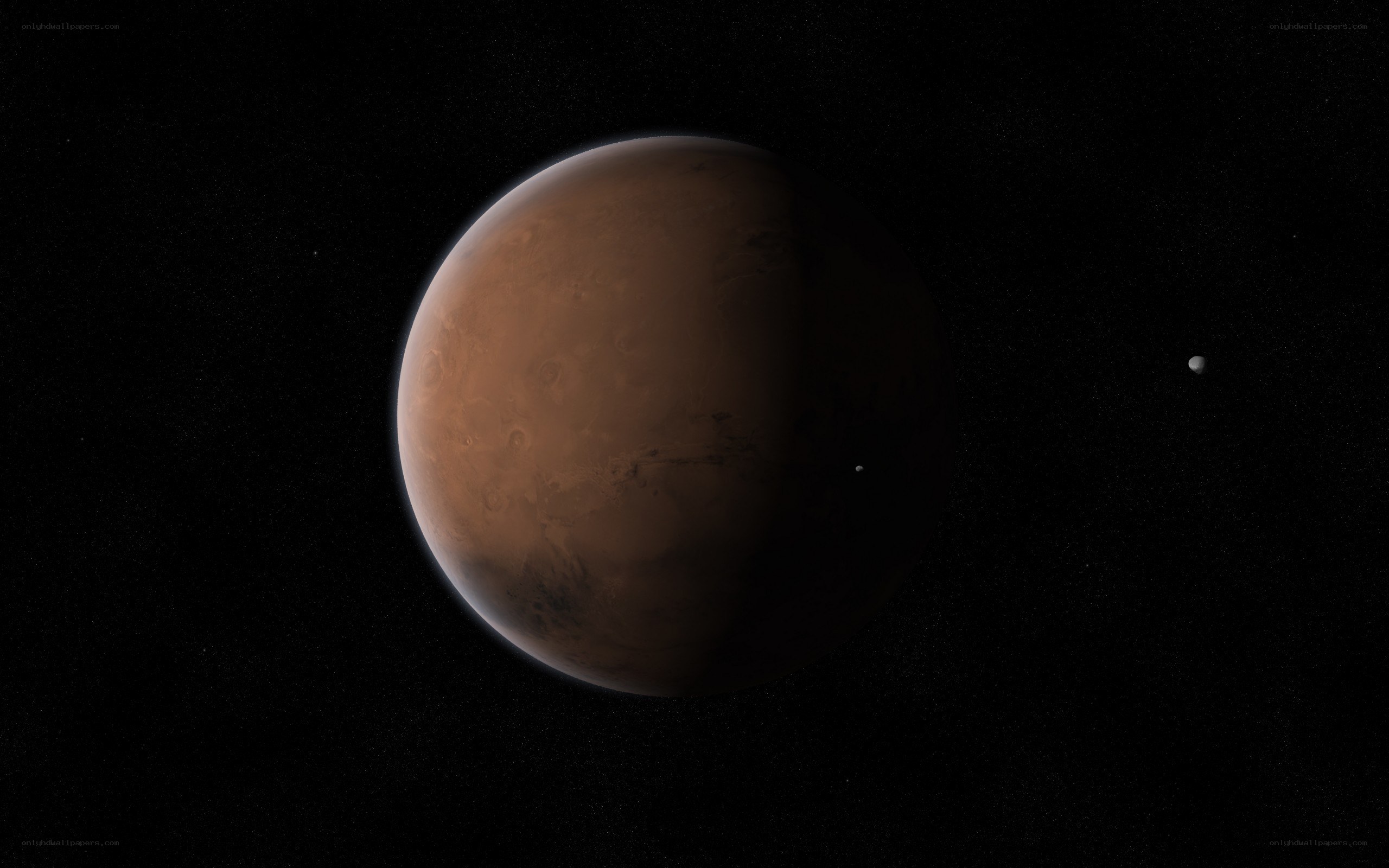 Mars and its moons