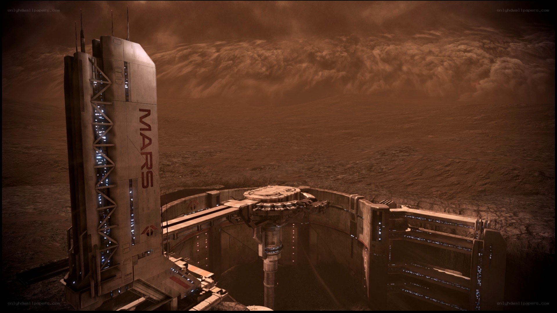 Mars base on alien planet