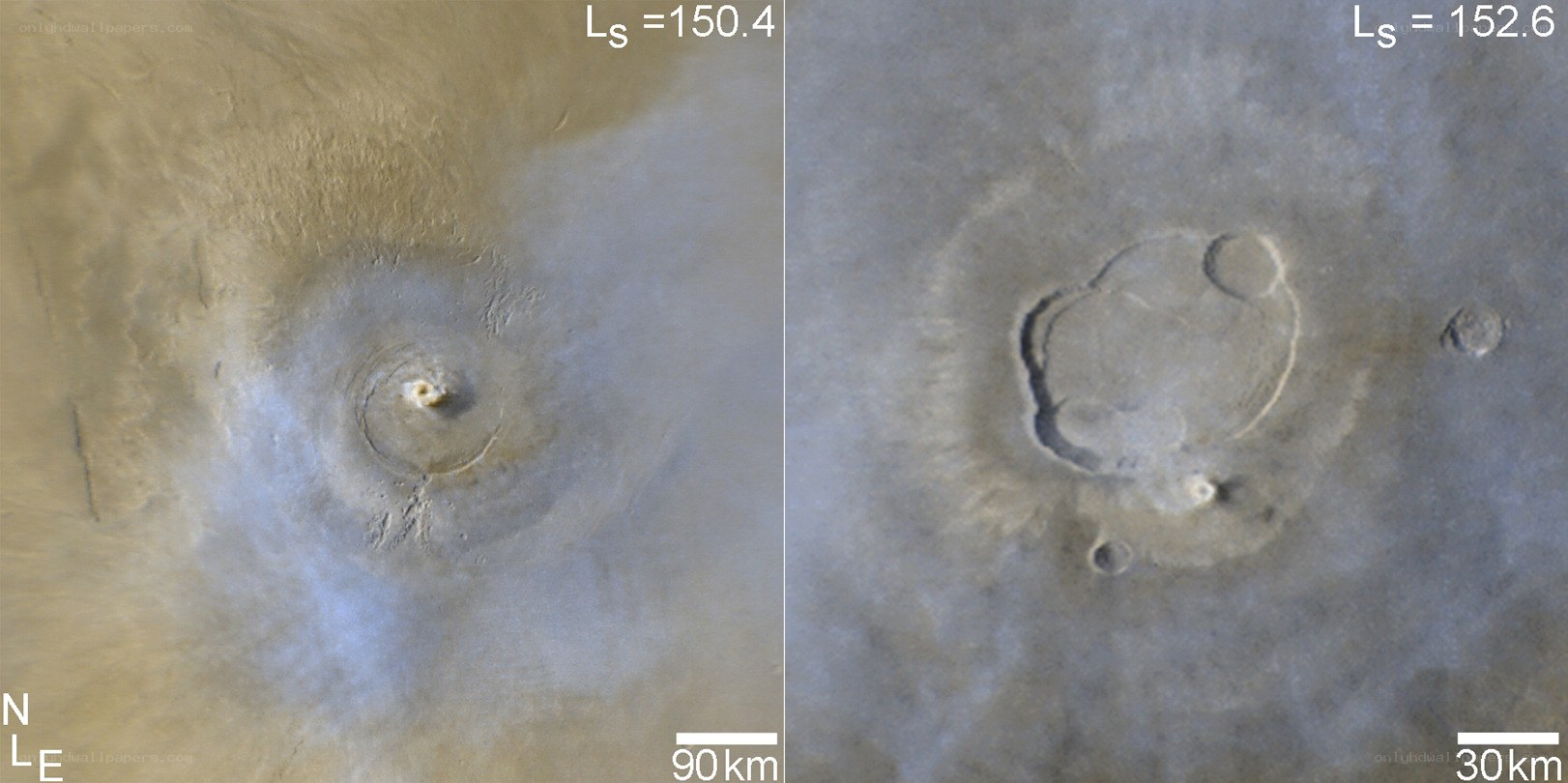 Mars crater comparison