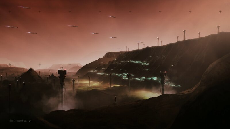 Mars Habitat Colony