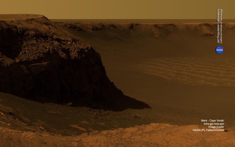 Mars Landscape — Brown, Desolate