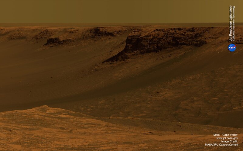 Mars Landscape — Brown