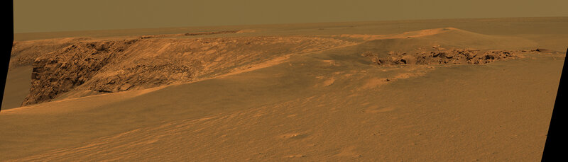 Mars landscape panorama