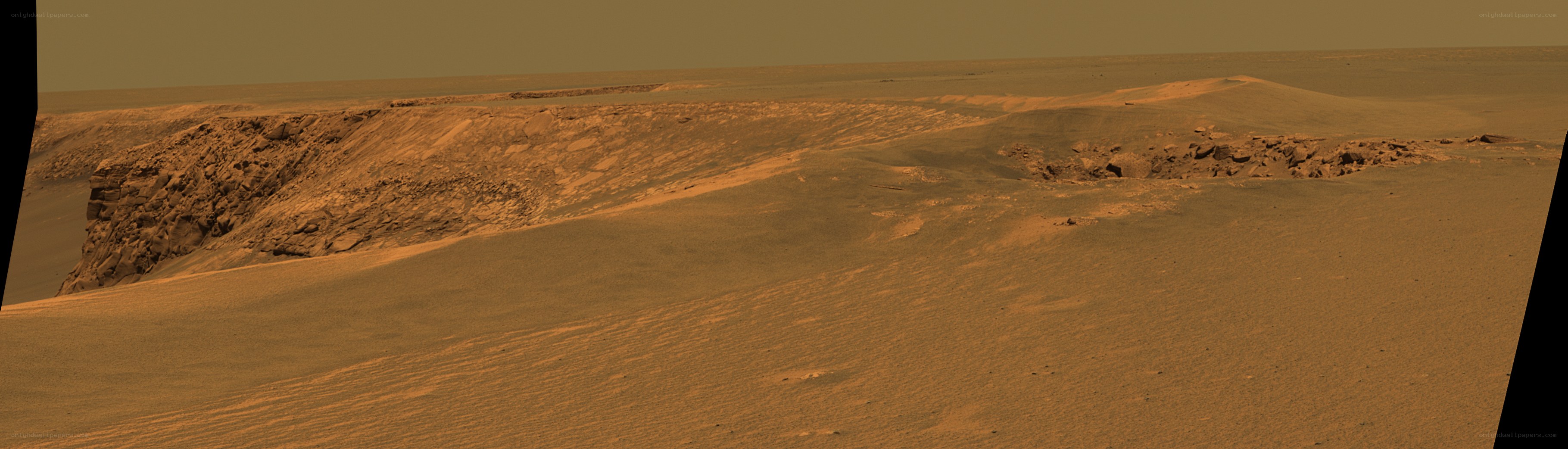 Mars landscape panorama